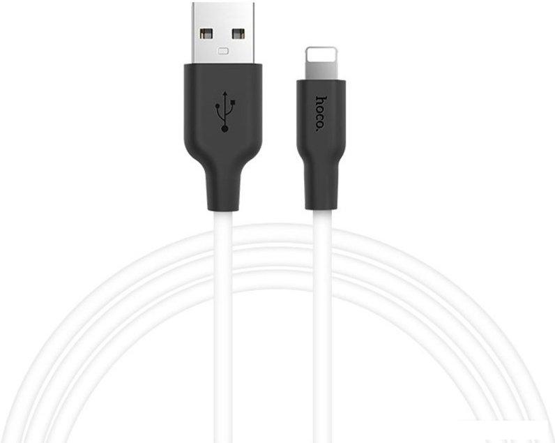 Кабель Hoco X21 Lightning (белый)