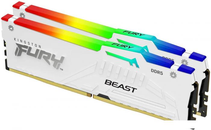 Оперативная память Kingston FURY Beast RGB 2x16ГБ DDR5 5600 МГц KF556C36BWEAK2-32