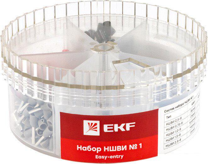 Набор наконечников для кабеля EKF PROxima Nabor-nshvi-1 (400 шт)