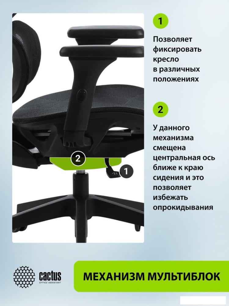 Офисное кресло CACTUS CS-MC555-BK (черный)
