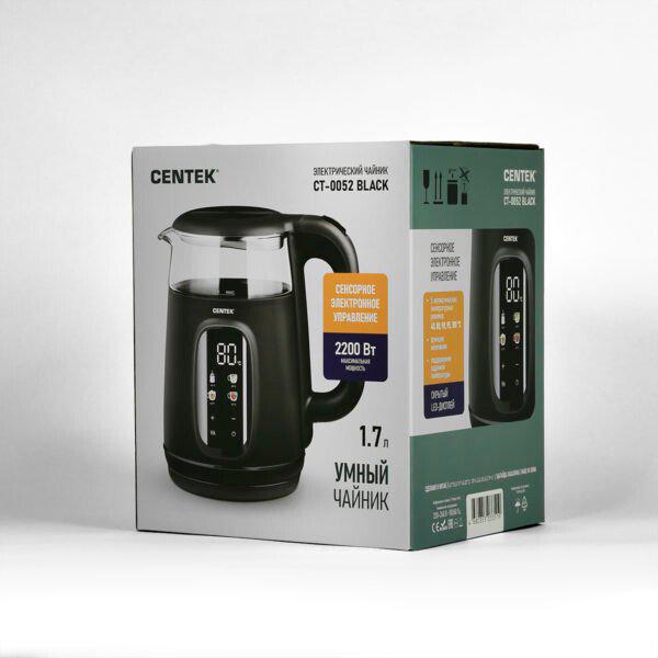 Электрический чайник CENTEK CT-0052 Black
