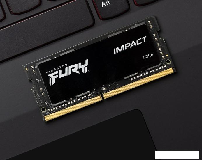 Оперативная память Kingston FURY Impact 16GB DDR4 SODIMM PC4-25600 KF432S20IB/16