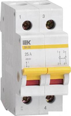 Выключатель нагрузки IEK ВН-32 2Р 25А MNV10-2-025