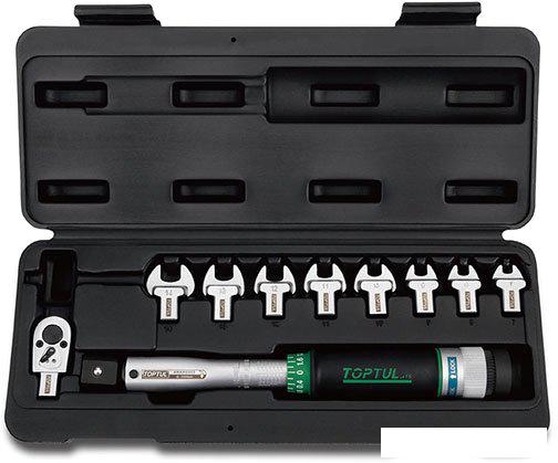 Динамометрический ключ с набором Toptul 3/8" 6-30 Нм GAAI1001