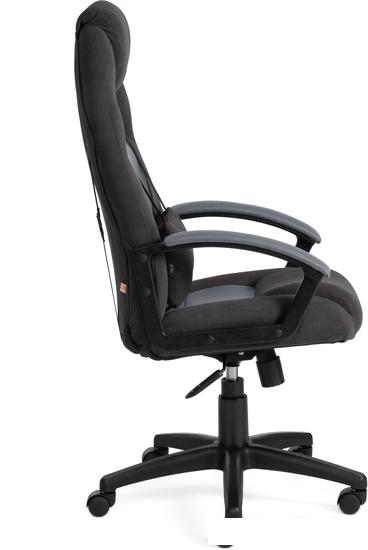 Игровое (геймерское) кресло TetChair Driver (флок/ткань, черный/серый)