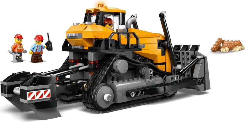 Конструктор LEGO City 60466 Желтый бульдозер