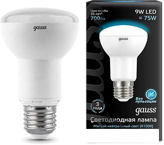 Светодиодная лампочка Gauss E27 9Вт 4100K [106002209]