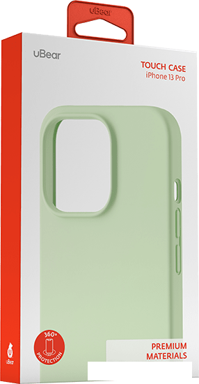 Чехол для телефона uBear Touch Case для iPhone 13 Pro (светло-зеленый)