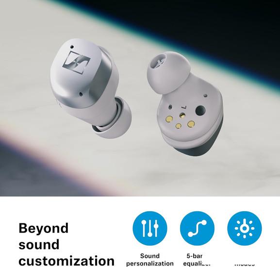 Наушники Sennheiser Momentum True Wireless 4 (белый/серебристый)