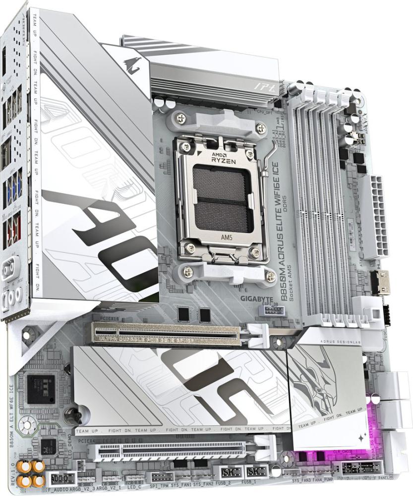 Материнская плата Gigabyte B850M Aorus Elite WiFi6E Ice (rev. 1.0)