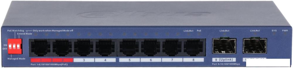 Управляемый коммутатор 2-го уровня Dahua DH-CS4210-8GT-110