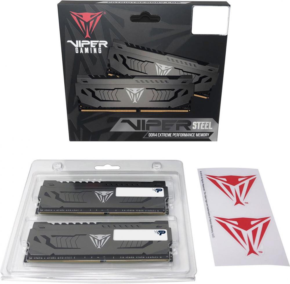 Оперативная память Patriot Viper Steel 2x32GB DDR4 PC4-25600 PVS464G320C6K