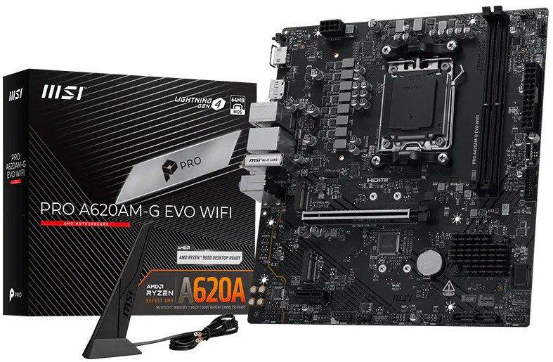 Материнская плата MSI Pro A620AM-G Evo WiFi