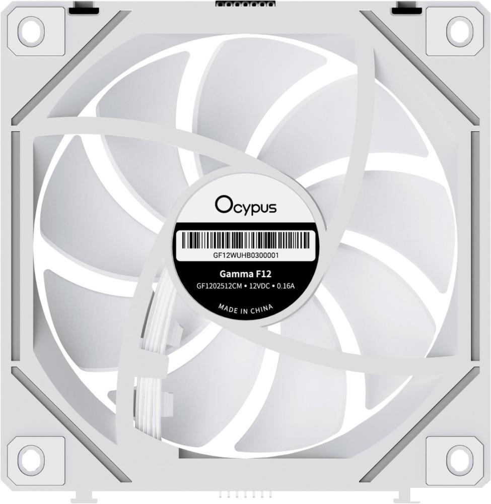 Комплект вентиляторов для корпуса Ocypus Gamma F12 Uni WH ARGB 3IN1