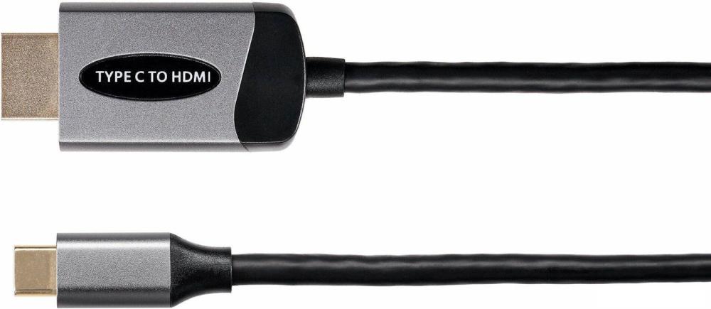 Адаптер Telecom TCC008T-1.8M USB Type-C - HDMI (1.8 м, черный)