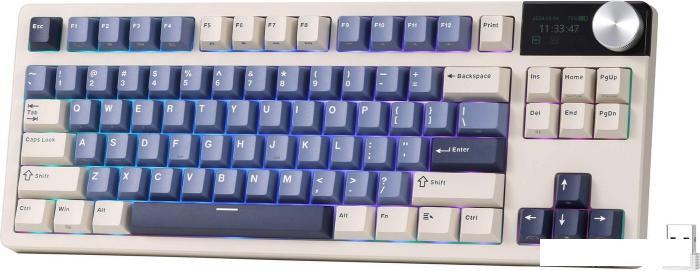 Клавиатура Royal Kludge S85 Horizon Blue (RK Cloud)