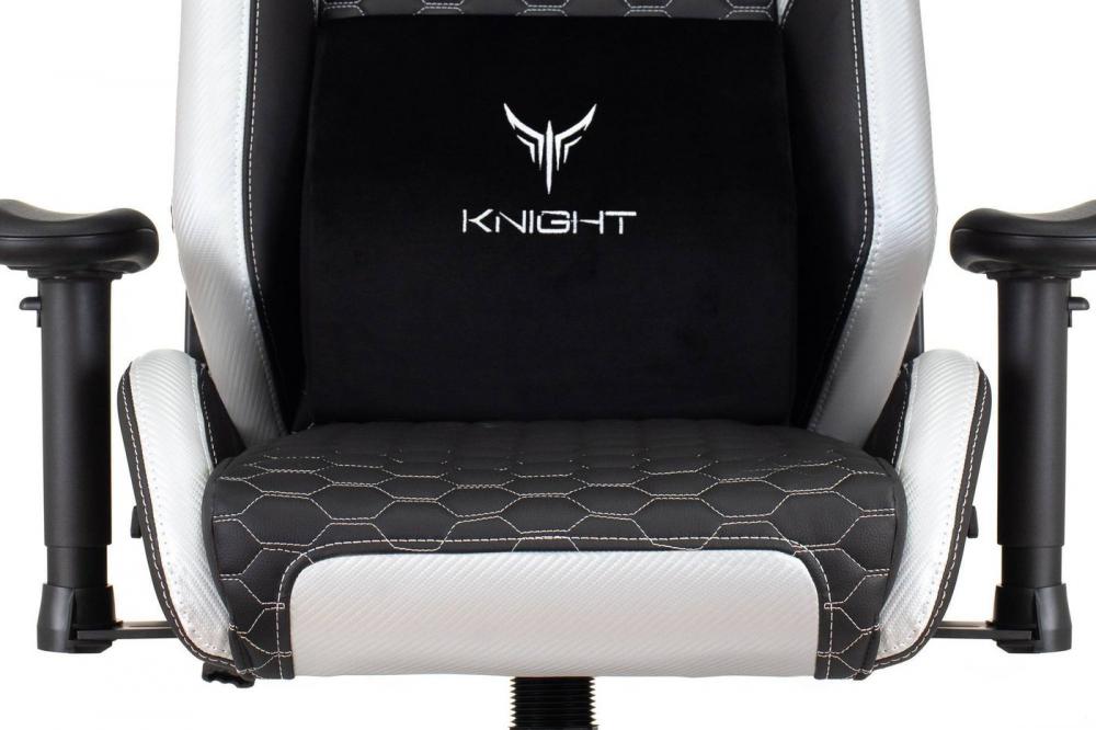 Игровое (геймерское) кресло Knight Neon (черный/серебристый)