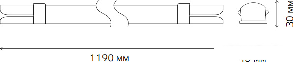 Светильник Gauss 36W 4000K 143425236