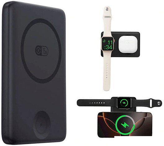 Внешний аккумулятор Baseus EnerFill FT11 2-in-1 Magnetic Power Bank 10000mAh (черный)