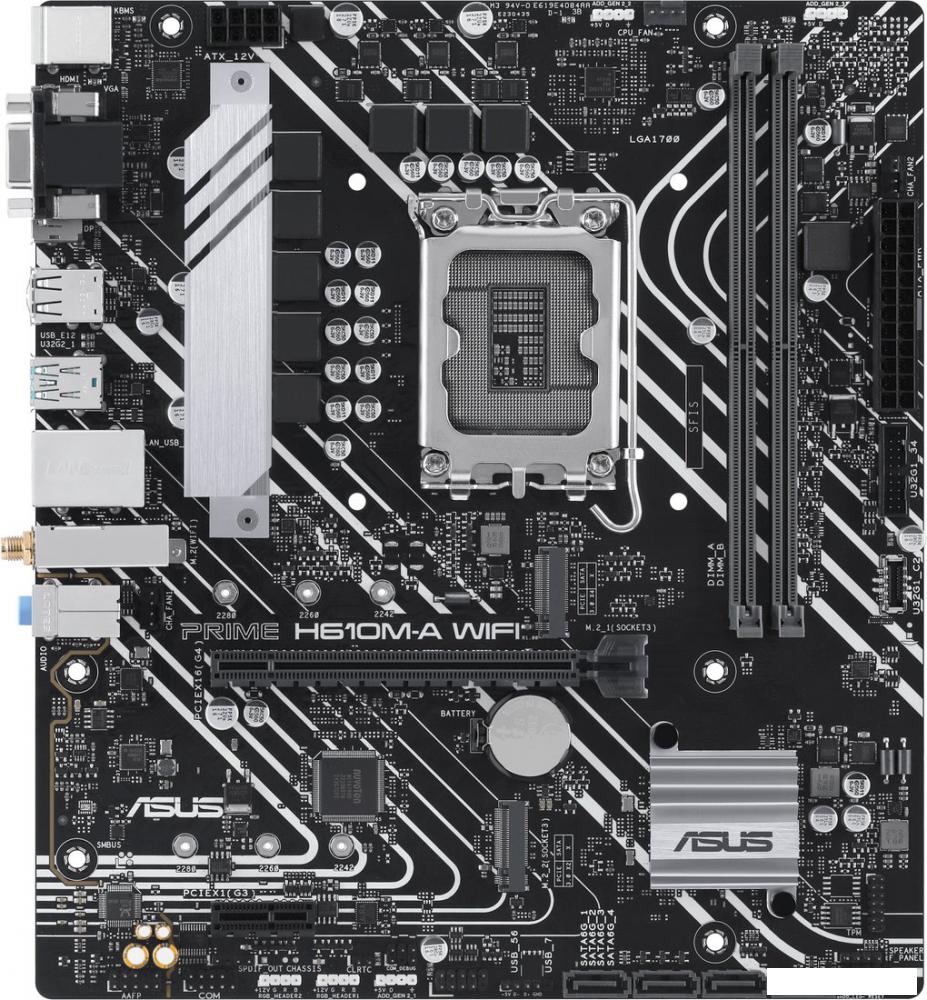 Материнская плата ASUS Prime H610M-A WiFi