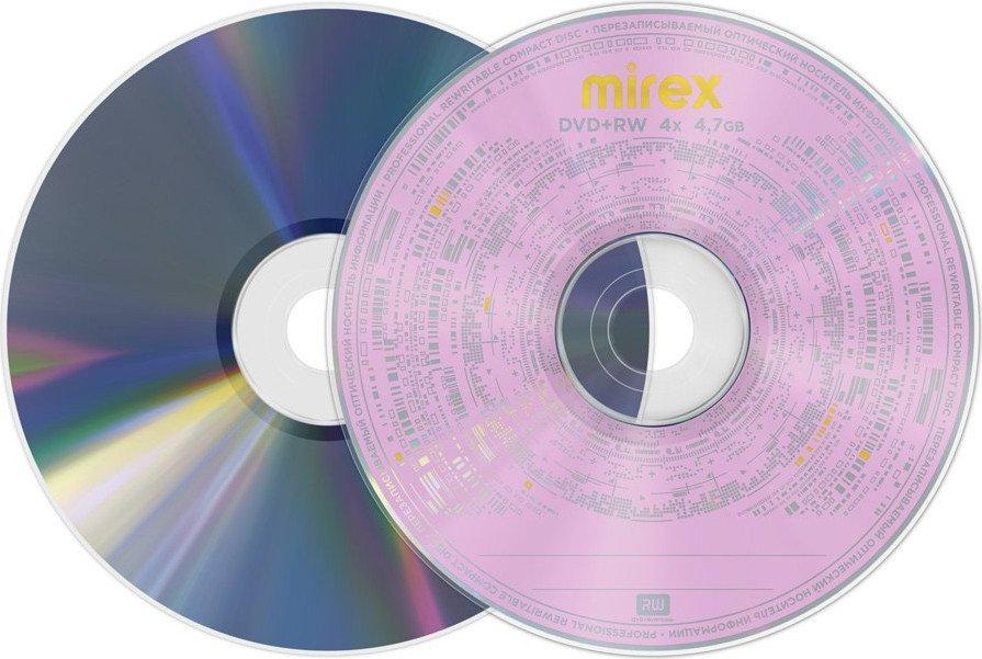 DVD+RW диск Mirex 4.7Gb 4x UL130022A4B (50 шт.)