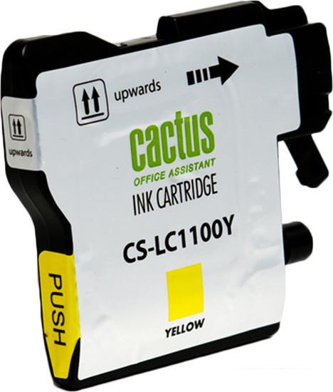Картридж CACTUS CS-LC1100Y (аналог Brother LC1100Y)