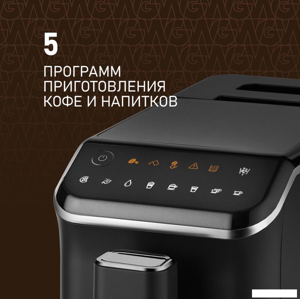 Кофемашина Weissgauff WCM-325 Black Automatic Touch Cappuccino
