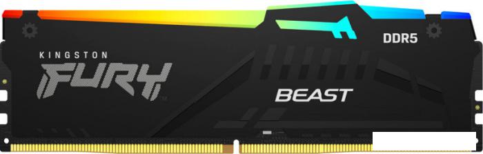 Оперативная память Kingston FURY Beast RGB 16ГБ DDR5 6000 МГц KF560C30BBEA-16