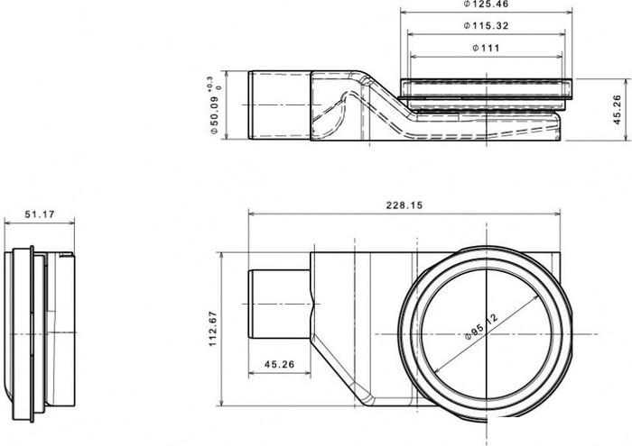 Трап/канал Pestan Bettoserb Frameless 750 331180 13701321