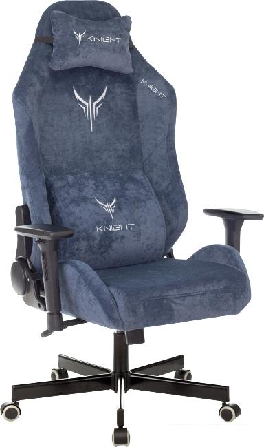 Игровое (геймерское) кресло Knight N1 Fabric Light-27 (синий)