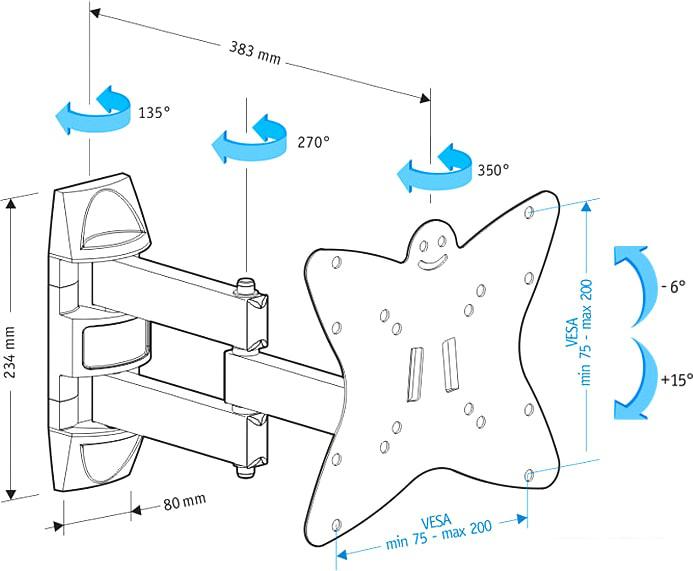 Кронштейн Holder LCDS-5038