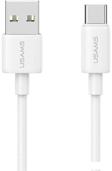 Кабель Usams SJ708 USB Type-A - USB Type-C (1 м, белый)