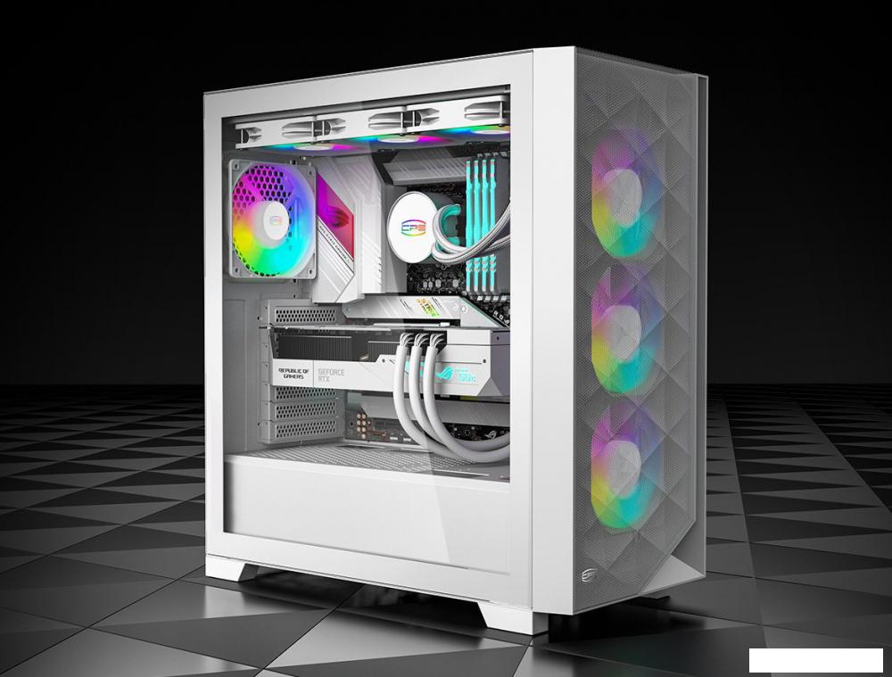 Корпус PCCooler C3D510 ARGB (белый)