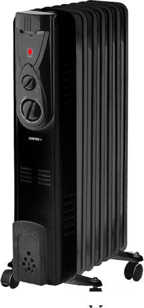 Масляный радиатор CENTEK CT-6200 Black