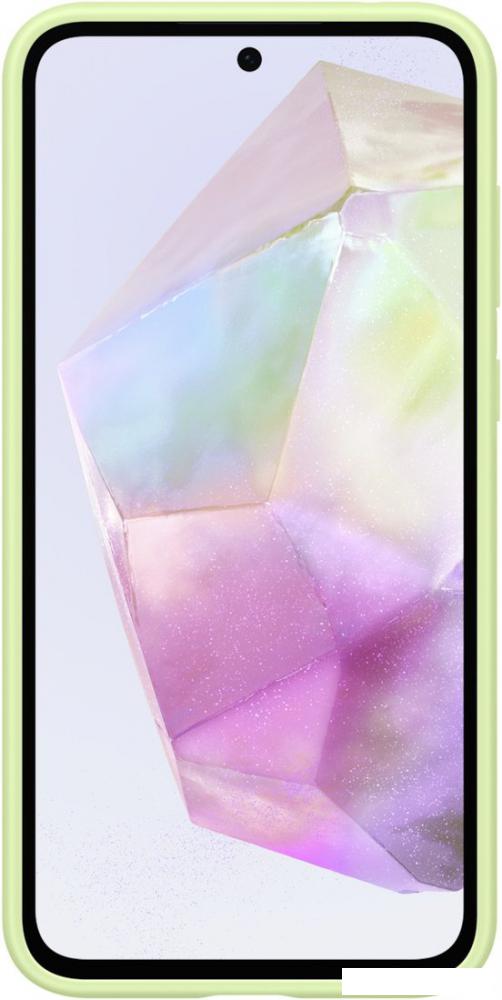 Чехол для телефона Samsung Card Slot Case Galaxy A35 (лаймовый)