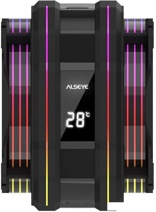 Кулер для процессора ALSEYE M120D Plus (черный)