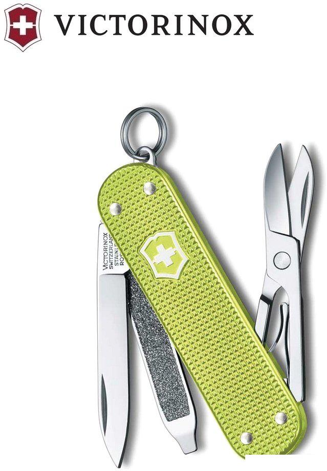 Мультитул Victorinox Classic Alox SD Colors (лаймовый)