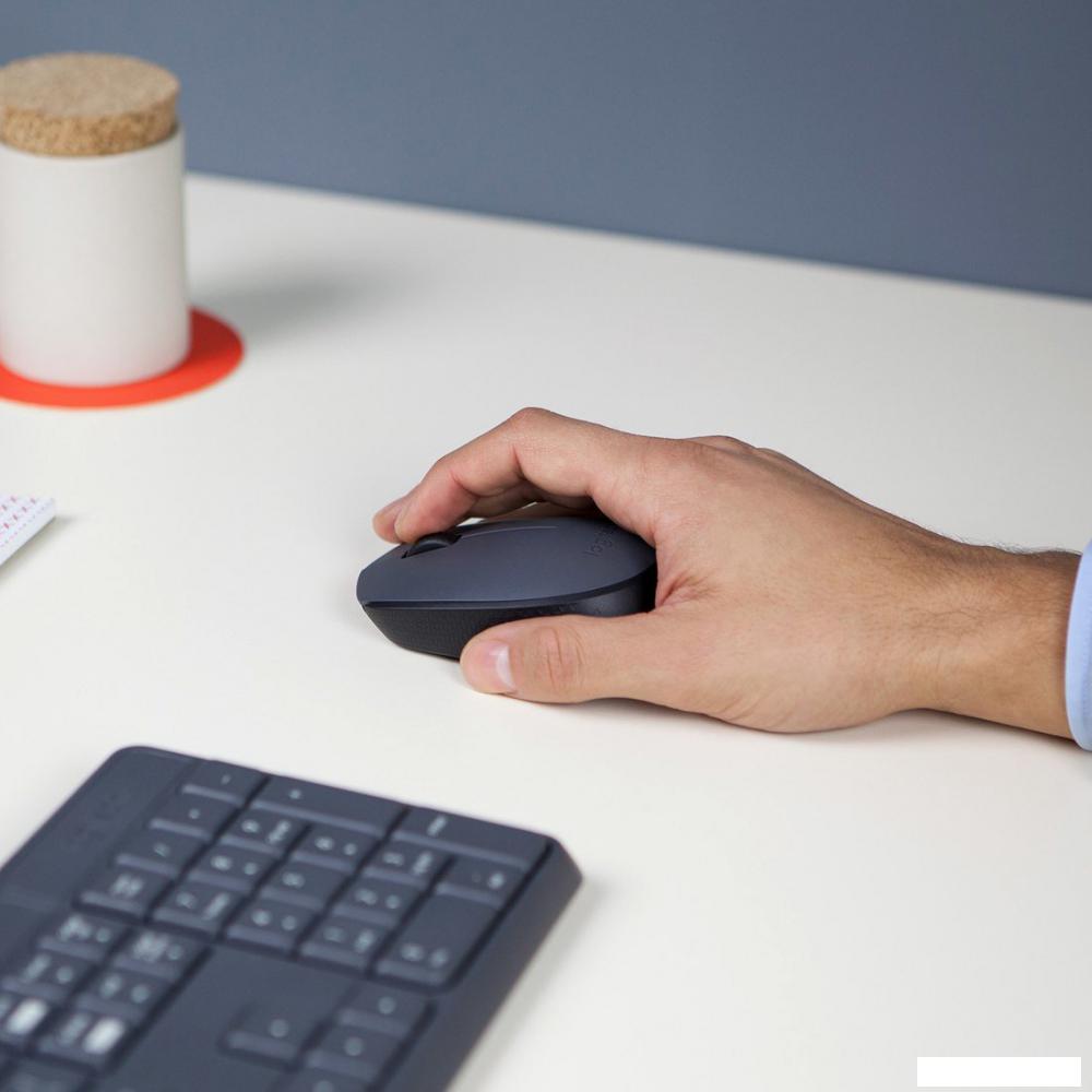Мышь Logitech M170 Wireless (серый)