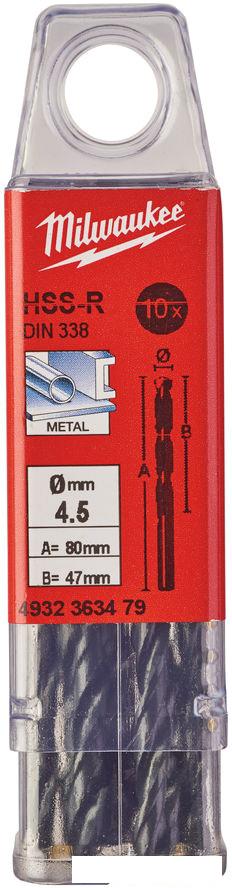 Набор сверл Milwaukee 4932363479 (10 предметов)