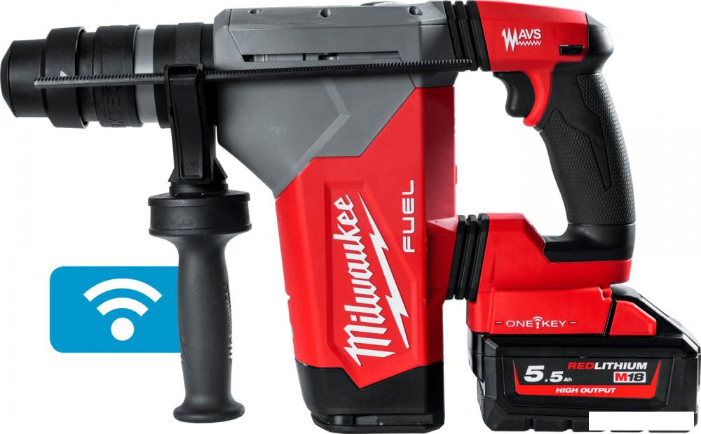 Перфоратор Milwaukee M18 FUEL M18ONEFHPX-552X 4933478496 (с 2-мя АКБ, кейс)