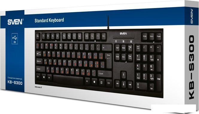 Клавиатура SVEN KB-S300 (черный)