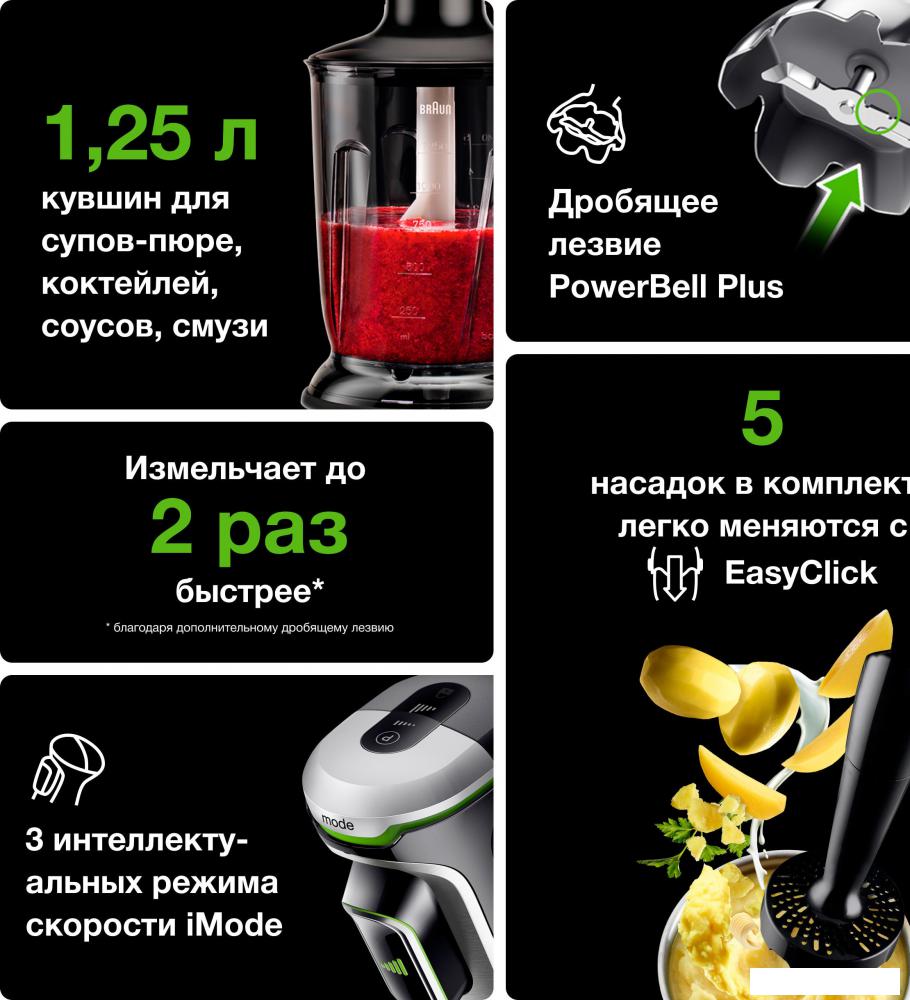 Погружной блендер Braun Multiquick 9 MQ9147X