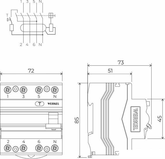 Выключатель автоматический Werkel W914P256