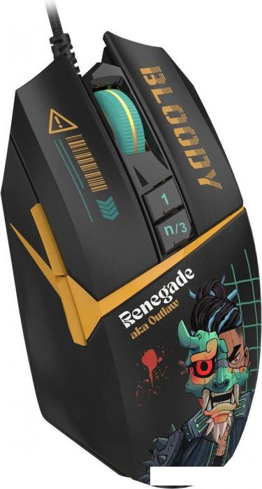 Игровая мышь A4Tech Bloody W63 Max Renegade (черный)