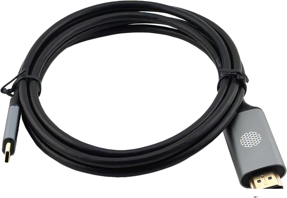 Кабель CACTUS CS-USBC-HDMI-2-2 (2 м, черный)