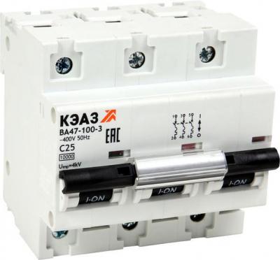 Выключатель автоматический КЭАЗ ВА47-100-3C32-УХЛ3 (10кА) 318141
