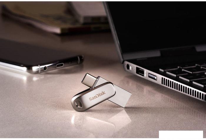 USB Flash SanDisk Ultra Dual Drive Luxe USB Type-C 256GB SDDDC4-256G-G46