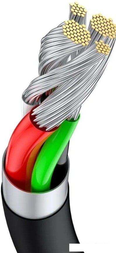 Кабель Baseus CATYS-A01 USB Type-A - USB Type-C (2 м, черный)