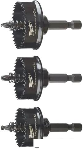 Набор коронок Milwaukee Shockwave Impact 49224800 (3 шт)
