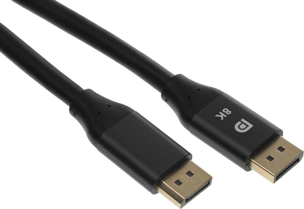 Кабель CACTUS CS-DP-DP-1.4-10 (10 м, черный)